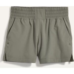 Old Navy StretchTech Shorts High-Rise 4" Inseam Olive Green‎ XXL NWT